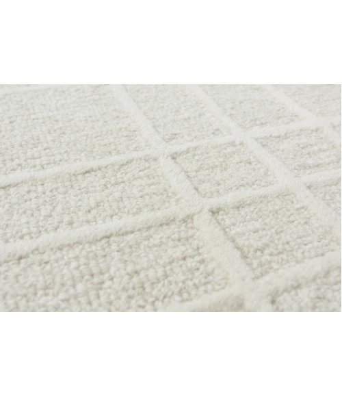 Rizzy Home Lofton Ivory A07101 7 ft. 9 in. X 9 ft. 9 in. Rectangle Rug