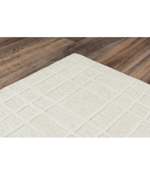 Rizzy Home Lofton Ivory A07101 7 ft. 9 in. X 9 ft. 9 in. Rectangle Rug