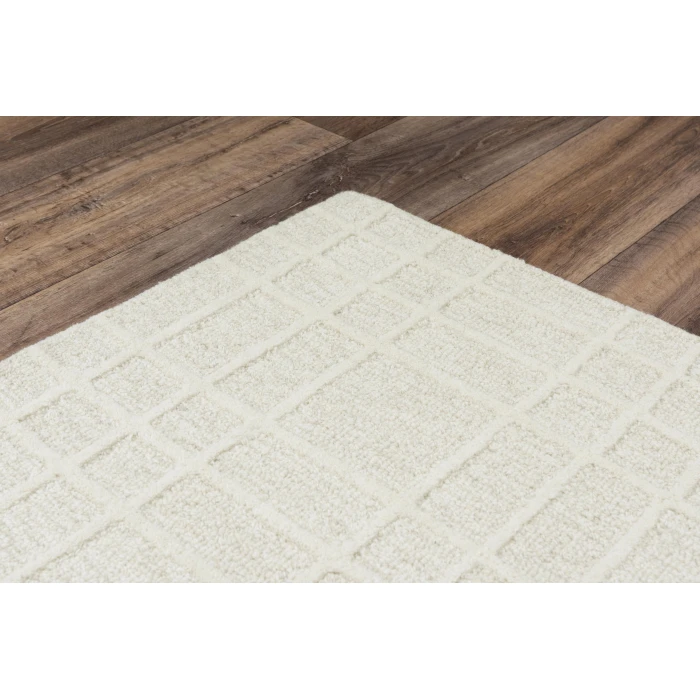 Rizzy Home Lofton Ivory A07101 7 ft. 9 in. X 9 ft. 9 in. Rectangle Rug