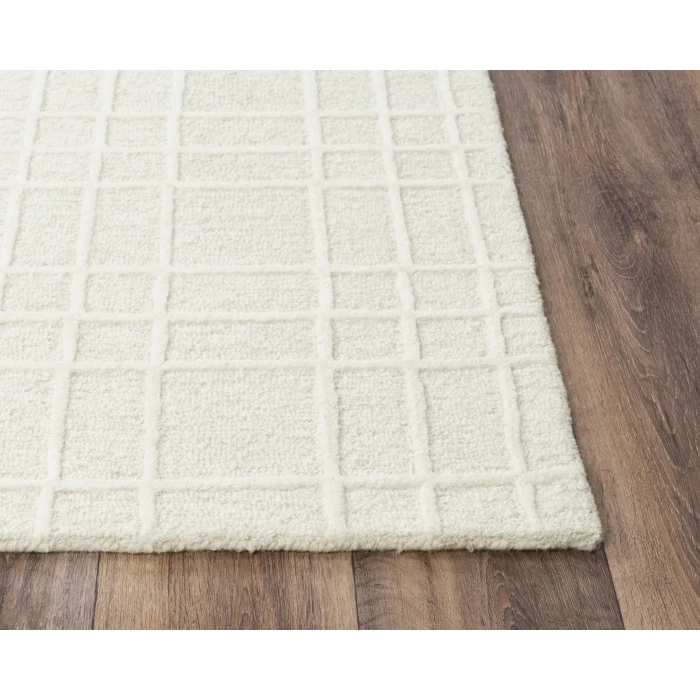 Rizzy Home Lofton Ivory A07101 7 ft. 9 in. X 9 ft. 9 in. Rectangle Rug