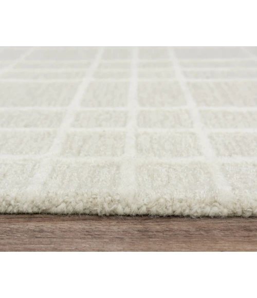 Rizzy Home Lofton Ivory A07101 7 ft. 9 in. X 9 ft. 9 in. Rectangle Rug