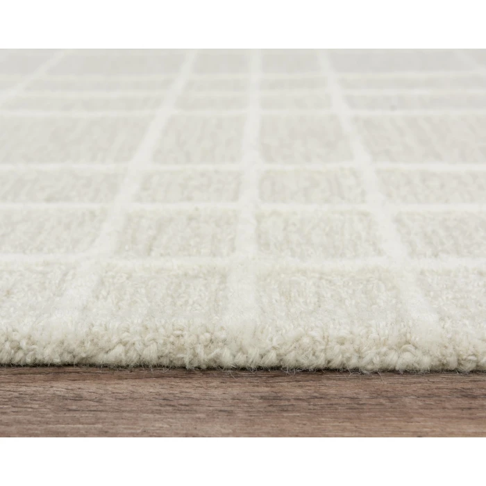 Rizzy Home Lofton Ivory A07101 7 ft. 9 in. X 9 ft. 9 in. Rectangle Rug