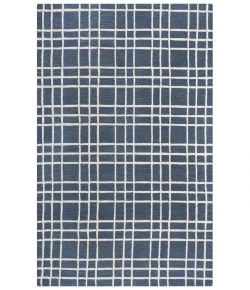 Rizzy Home Lofton Blue A07102 7 ft. 9 in. X 9 ft. 9 in. Rectangle Rug
