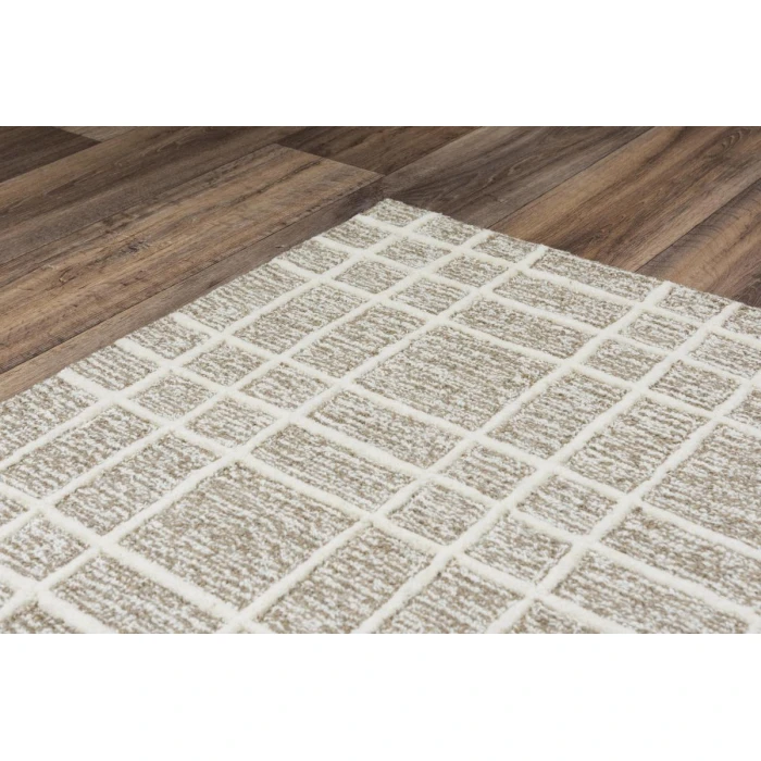 Rizzy Home Lofton Brown A07103 7 ft. 9 in. X 9 ft. 9 in. Rectangle Rug