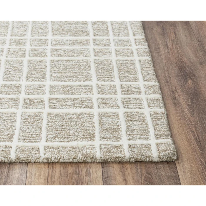Rizzy Home Lofton Brown A07103 7 ft. 9 in. X 9 ft. 9 in. Rectangle Rug