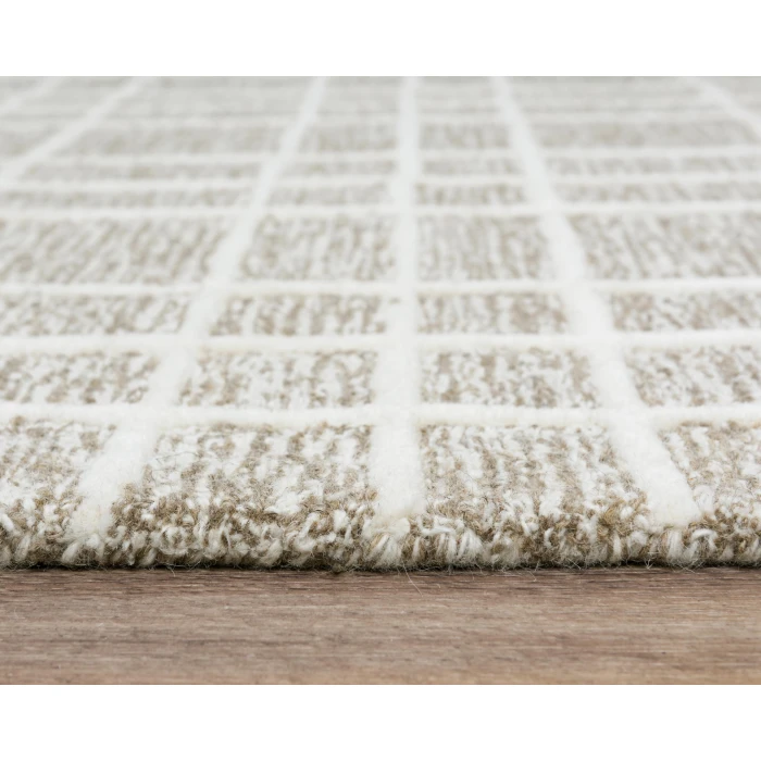 Rizzy Home Lofton Brown A07103 7 ft. 9 in. X 9 ft. 9 in. Rectangle Rug