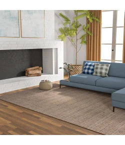 Rizzy Home Lofton Brown A07203 5 ft. X 7 ft. 6 in. Rectangle Rug