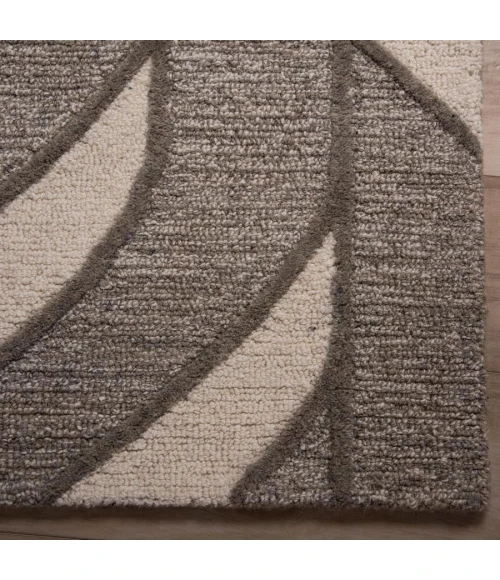 Rizzy Home Lofton Black and Gray A07204 5 ft. X 7 ft. 6 in. Rectangle Rug