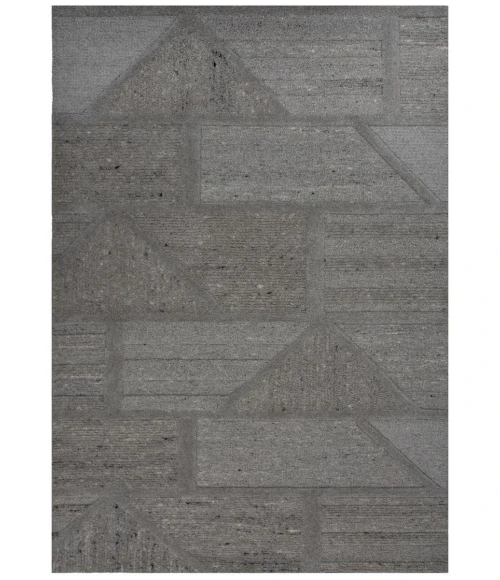 Rizzy Home Lofton Gray A07212 5 ft. X 7 ft. 6 in. Rectangle Rug