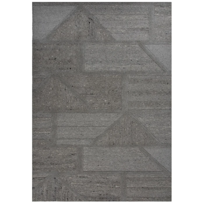Rizzy Home Lofton Gray A07212 5 ft. X 7 ft. 6 in. Rectangle Rug