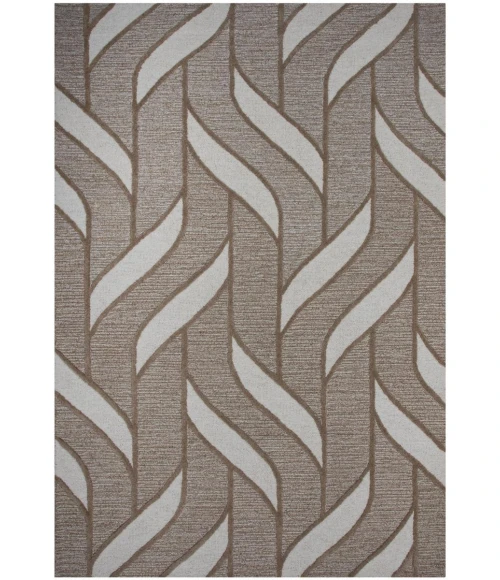 Rizzy Home Lofton Brown A07213 8.9 X 11.9 Rectangle Rug