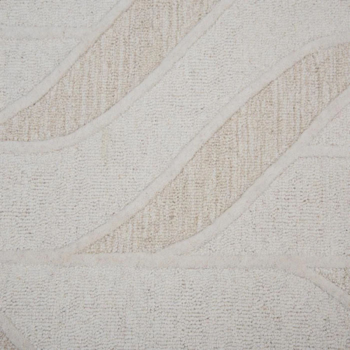 Rizzy Home Lofton Ivory A07214 7 ft. 9 in. X 9 ft. 9 in. Rectangle Rug