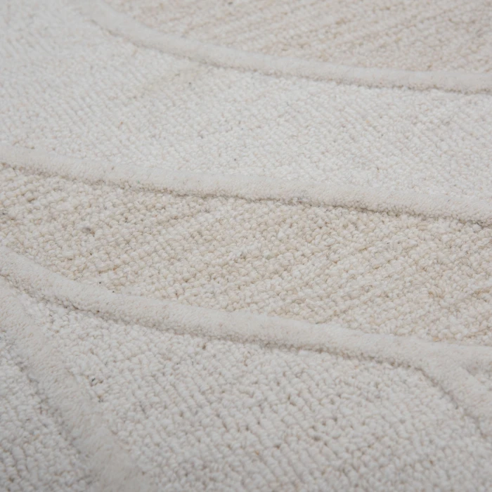 Rizzy Home Lofton Ivory A07214 7 ft. 9 in. X 9 ft. 9 in. Rectangle Rug