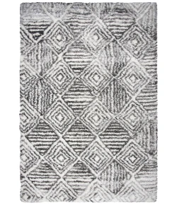 Rizzy Home Adana AN700A Charcoal / Ivory Area Rug 7 ft. 10 in. X 10 ft. 6 in. Rectangle