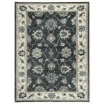 Rizzy Home Ashton ATN916 Black Area Rug 8 ft. X 10 ft. Rectangle