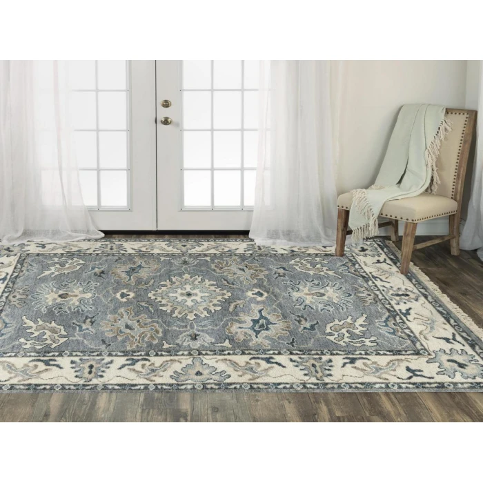 Rizzy Home Ashton Gray ATN918 2 ft. X 3 ft. Rectangle Rug