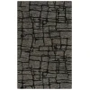 Rizzy Home Becker BKR103 Charcoal Area Rug 5 ft. X 8 ft. Rectangle