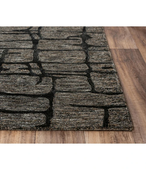 Rizzy Becker Area Rug BKR103 5' x 8' Charcoal