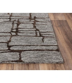 Rizzy Home Becker BKR104 Gray Area Rug 8 ft. 9 in. X 11 ft. 9 in. Rectangle
