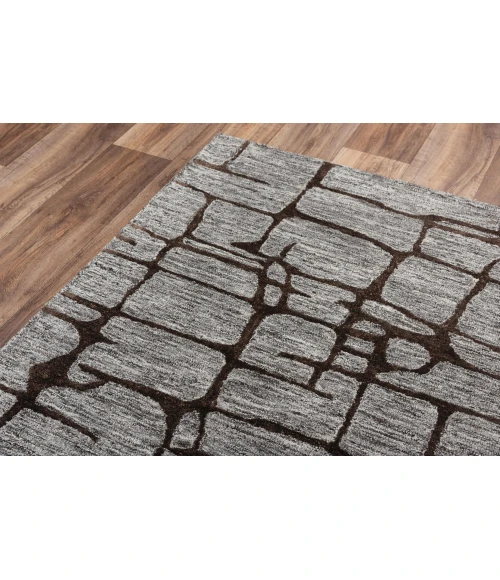 Rizzy Becker Area Rug BKR104 8'9" x 11'9" Gray