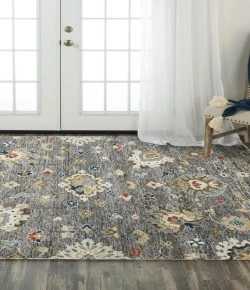 Rizzy Home Belmont BMT954 Gray Area Rug 6 ft. X 9 ft. Rectangle