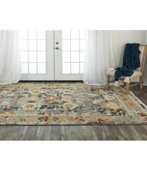 Rizzy Belmont Area Rug BMT657 9' x 12' Dk. Gray