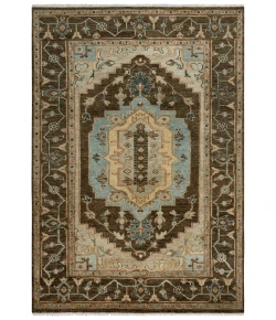 Rizzy Home Belmont BMT958 Darkbrown Area Rug 9 ft. X 12 ft. Rectangle