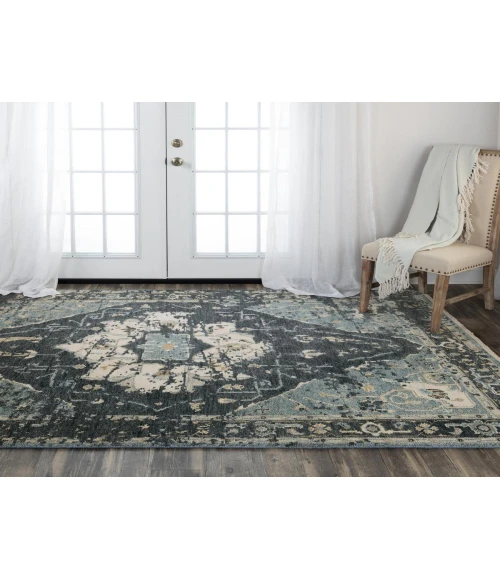 Rizzy Belmont Area Rug BMT987 9' x 12' Blue