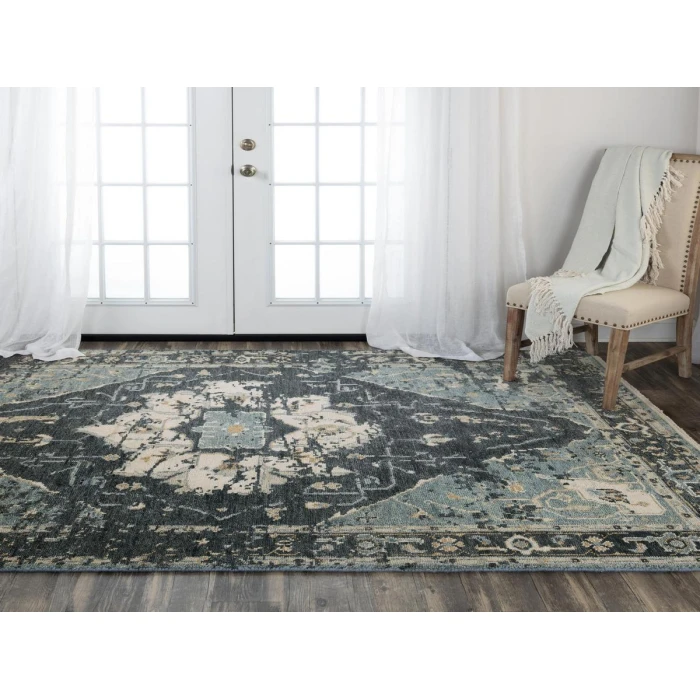 Rizzy Belmont Area Rug BMT987 9' x 12' Blue