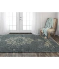 Rizzy Belmont Area Rug BMT990 8' x 10' Blue