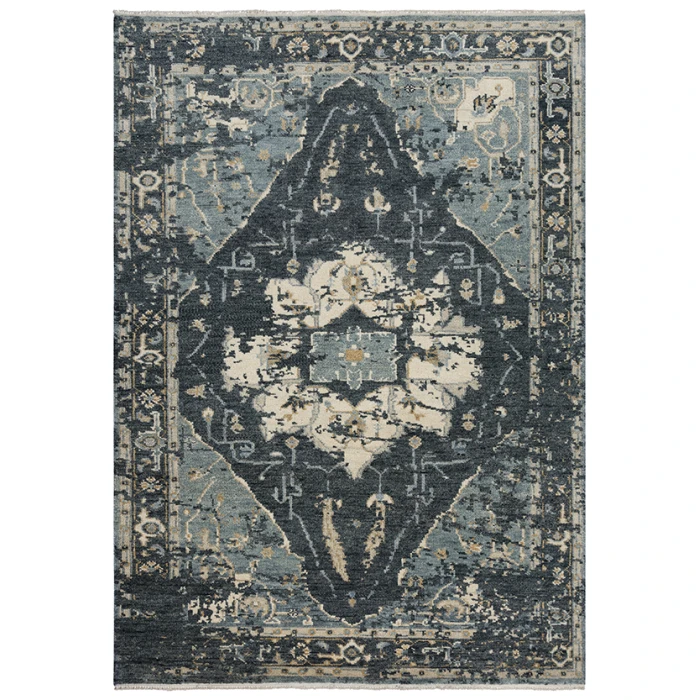 Rizzy Belmont Area Rug BMT987 9' x 12' Blue