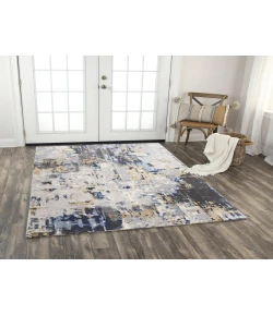 Rizzy Home Bolero BOL727 Blue Area Rug 9 ft. X 12 ft. Rectangle