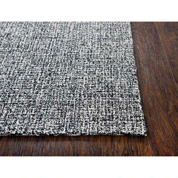 Rizzy Brindleton Area Rug BR223B 5' x 8' Black/White