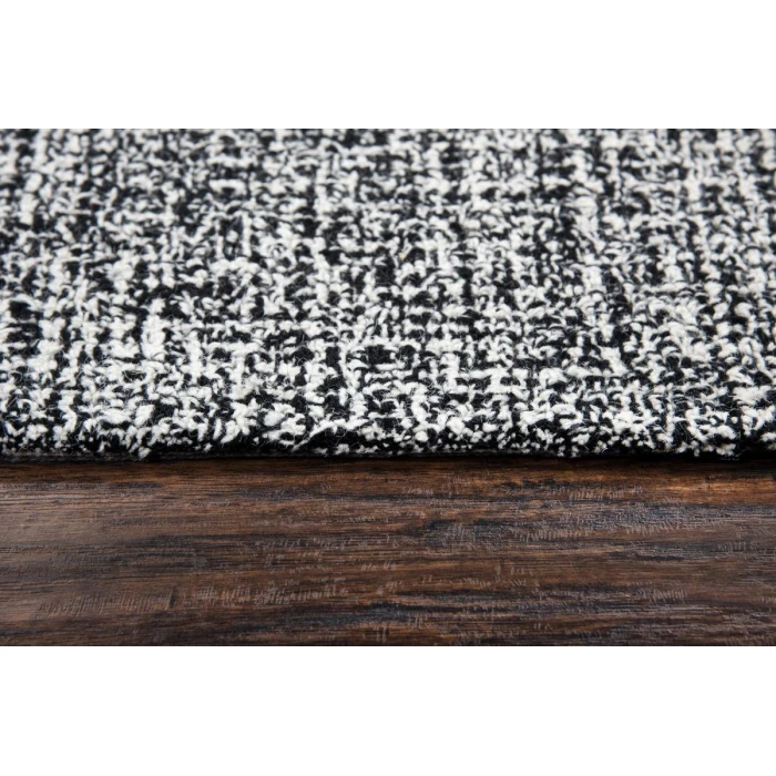 Rizzy Brindleton Area Rug BR223B 5' x 8' Black/White