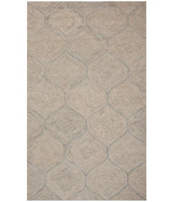 Rizzy Home Brindleton BR364A Khaki/Blue Area Rug 9 ft. X 12 ft. Rectangle