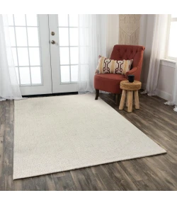 Rizzy Home Brindleton BR859A White / White Area Rug 8 ft. X 10 ft. Rectangle