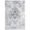 Rizzy Home Bristol BRS104 Beige / Blue Area Rug 2 ft. 7 in. X 8 ft. Runner