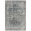 Rizzy Home Bristol BRS106 Beige / Blue Area Rug 3 ft. 11 in. X 5 ft. 6 in. Rectangle