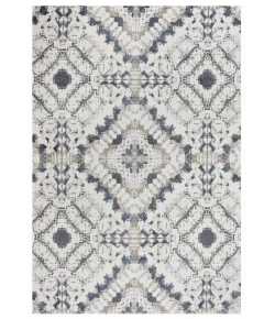 Rizzy Home Bristol BRS108 Beige / Blue Area Rug 3 ft. 11 in. X 5 ft. 6 in. Rectangle