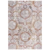 Rizzy Home Bristol BRS109 Beige / Copper Area Rug 3 ft. 11 in. X 5 ft. 6 in. Rectangle