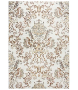 Rizzy Home Bristol BRS110 Beige / Copper Area Rug 2 ft. 7 in. X 8 ft. Runner