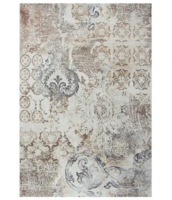 Rizzy Home Bristol BRS112 Beige / Copper Area Rug 2 ft. 7 in. X 8 ft. Runner