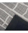 Rizzy Home Bixby Gray BX01GR 5 ft. X 7 ft. 6 in. Rectangle Rug