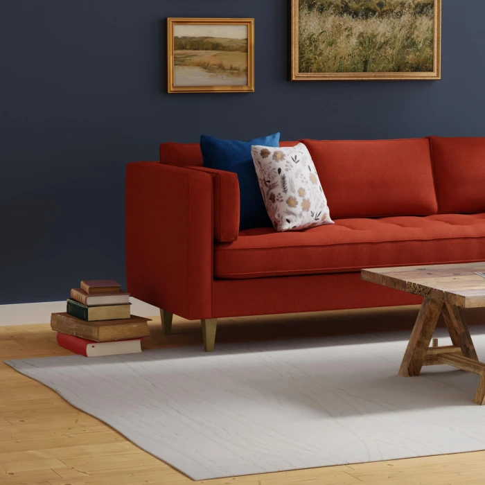 Rizzy Home Bixby Ivory BX01IV 7 ft. 9 in. X 9 ft. 9 in. Rectangle Rug