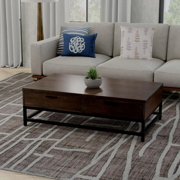 Rizzy Home Bixby Tan BX01TN 5 ft. X 7 ft. 6 in. Rectangle Rug