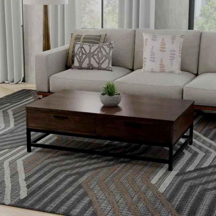 Rizzy Home Bixby Gray BX03GR 7 ft. 9 in. X 9 ft. 9 in. Rectangle Rug
