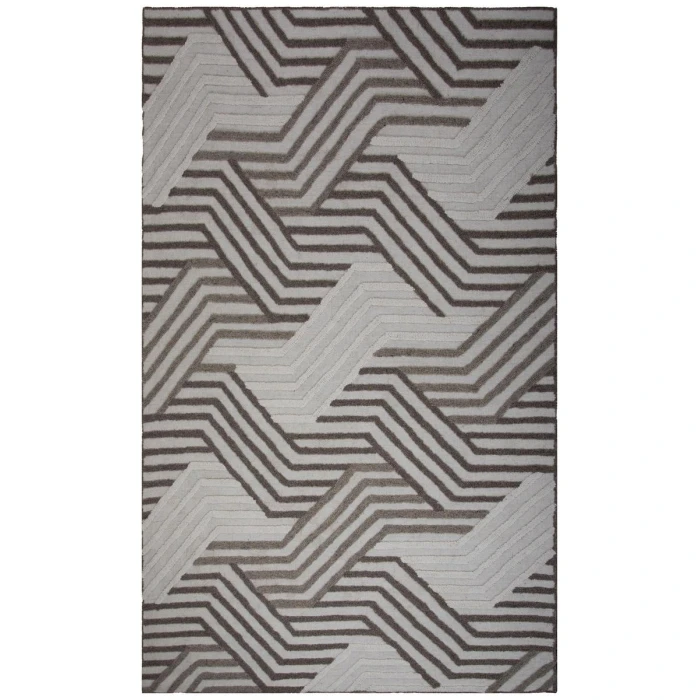 Rizzy Home Bixby Ivory BX03IV 5 ft. X 7 ft. 6 in. Rectangle Rug