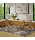 Rizzy Home Bixby Ivory BX03IV 5 ft. X 7 ft. 6 in. Rectangle Rug