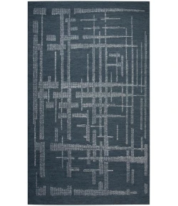 Rizzy Home Bixby Blue BX05BL 5 ft. X 7 ft. 6 in. Rectangle Rug