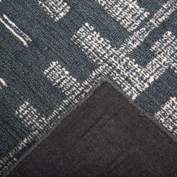 Rizzy Home Bixby Blue BX05BL 7 ft. 9 in. X 9 ft. 9 in. Rectangle Rug